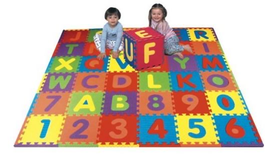 alphabet soft play mat